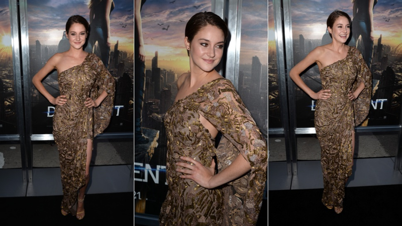Illustration for article titled Goddess Gowns and a Whole Lotta Thigh at the Divergent Premiere
